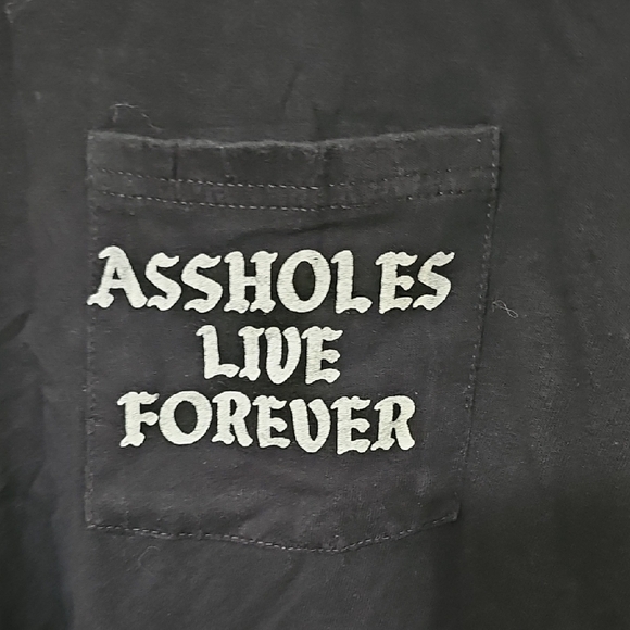 Black Short Sleeve Crew Neck Tee - Picture 3 of 4